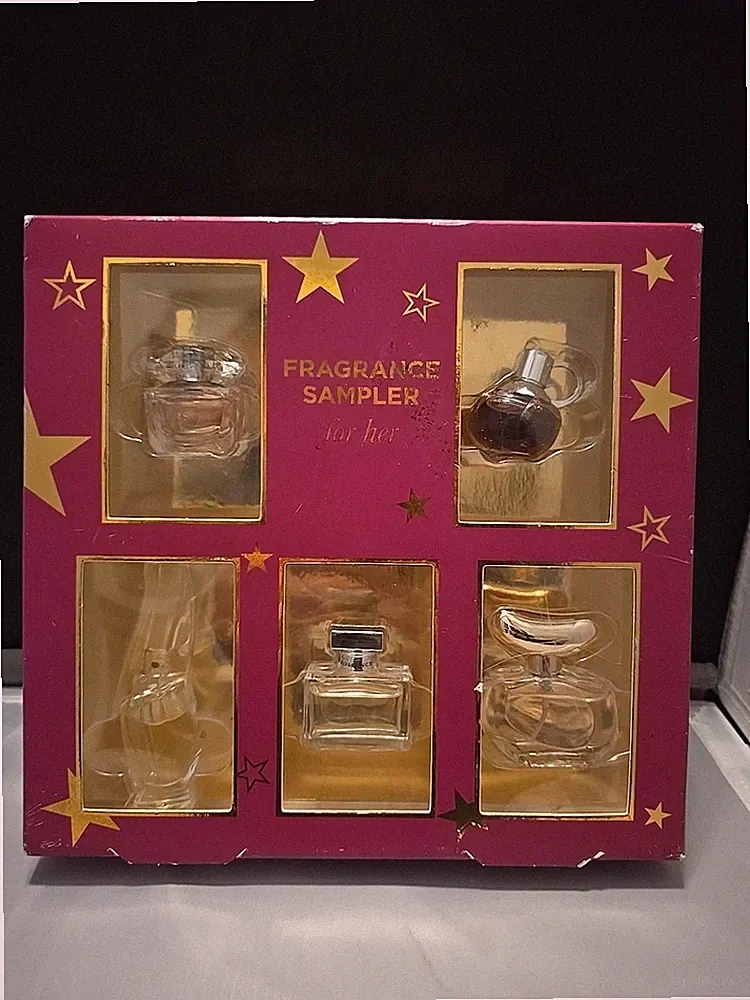 5 Pc Gift Set Perfums Romance Cashmere Mist Versace Wanted Girl Camuto