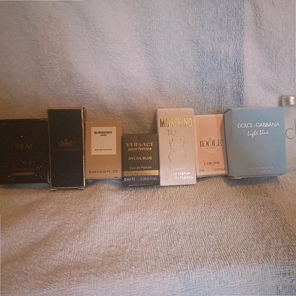 Luxury Designer Perfume Mini Set Burberry, Versace, Dolce Gabana, YSL, Lancôme