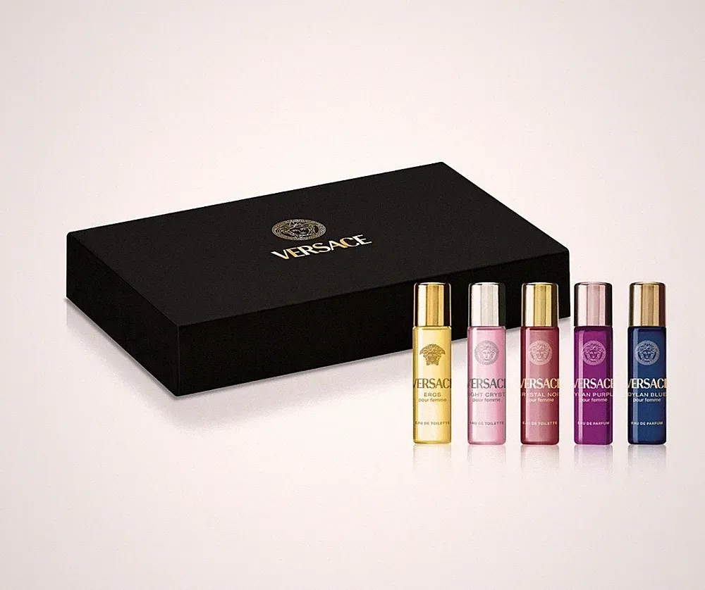 VERSACE 5-Piece Women's Perfume Travel Spray Coffret Gift Set. New In Box