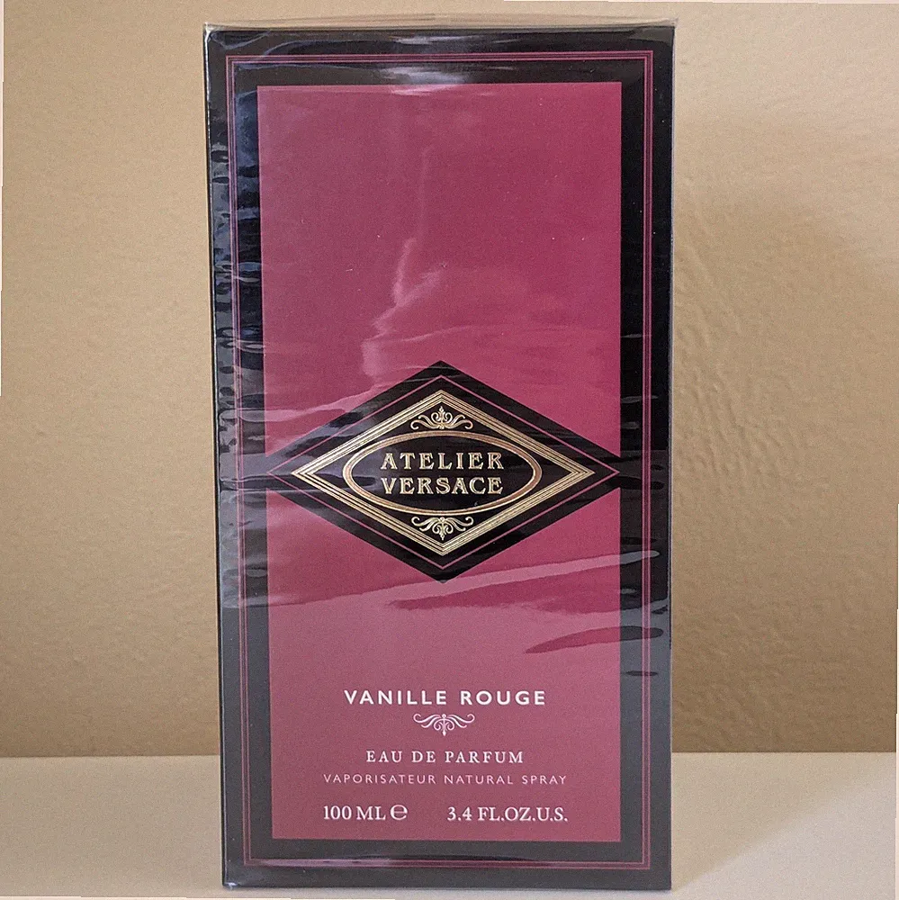Versace Atelier Vanille Rouge Eau De Parfum 3.4 fl oz 100 ml New Perfume
