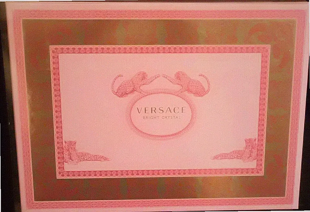 VERSACE BRIGHT CRYSTAL 4 PC GIFT SET SHOWER GEL/BODY LOTION/2 EAU DE TOILETTE