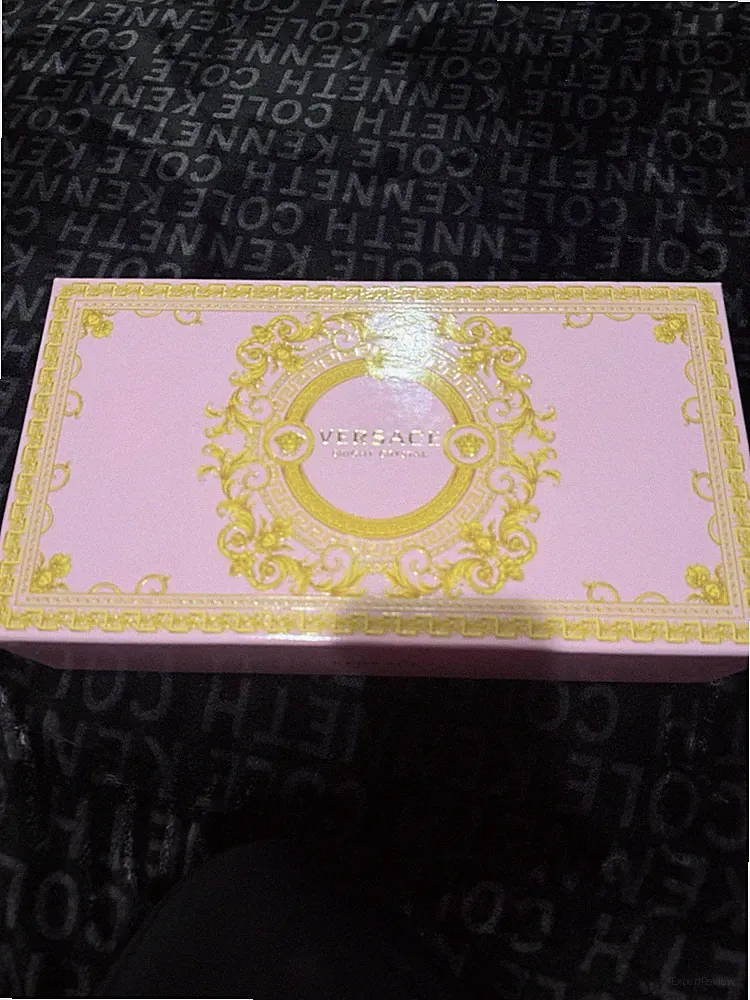 Versace Bright Crystal Gift Set Perfume Spray with Cosmetic Bag