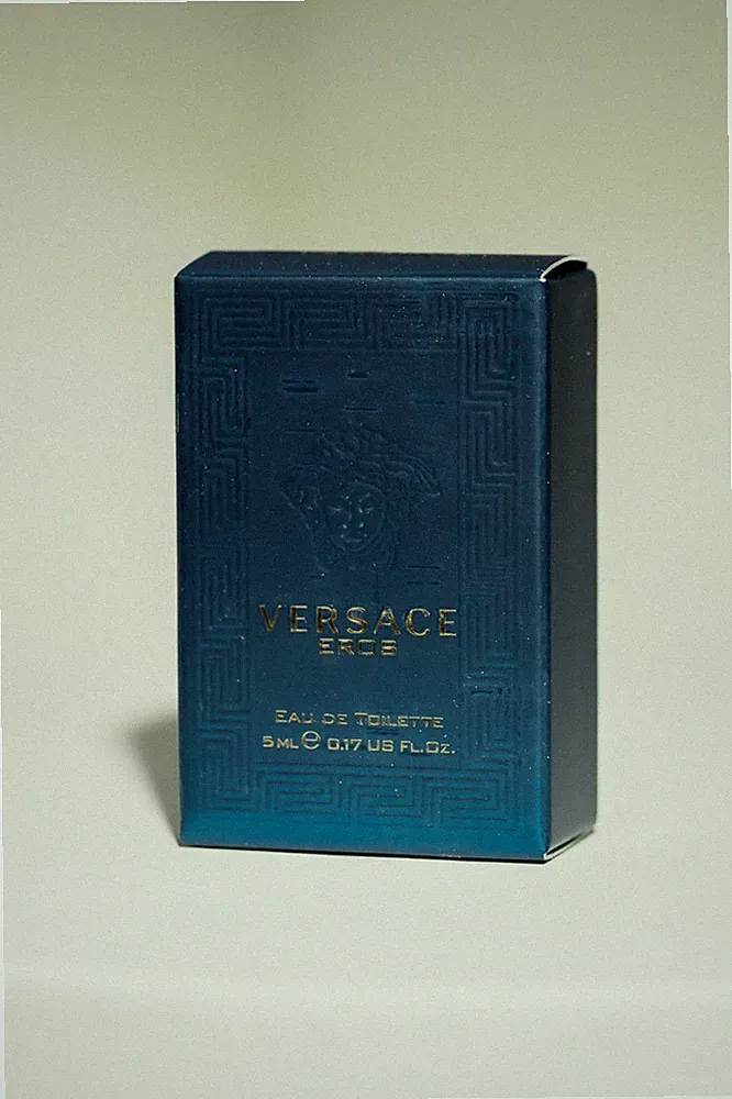 Versace Eros EDT Splash Mini - 5ml TWO PACK Cologne | Perfume | Great For Travel
