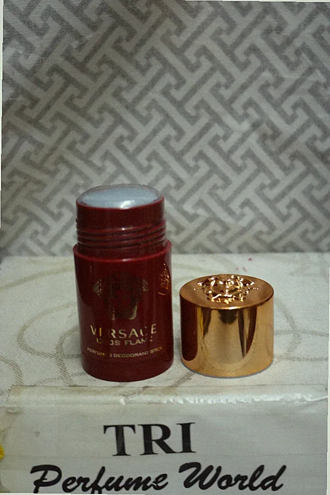 VERSACE EROS FLAME by Versace Perfumed Deodorant Stick for Men 2.5 oz.