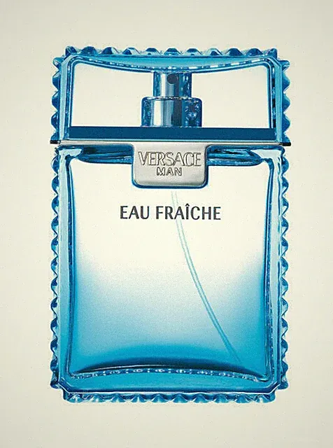 Versace Man Cologne Blue Perfume for Men Eau Fraiche New EDT Spray 3.4 oz 100 ml