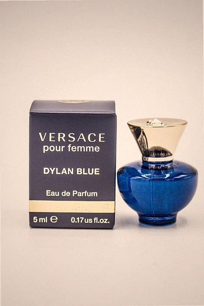 Versace Pour Femme Dylan Blue by Versace Mini EDP .17 OZ / 5ml For Women