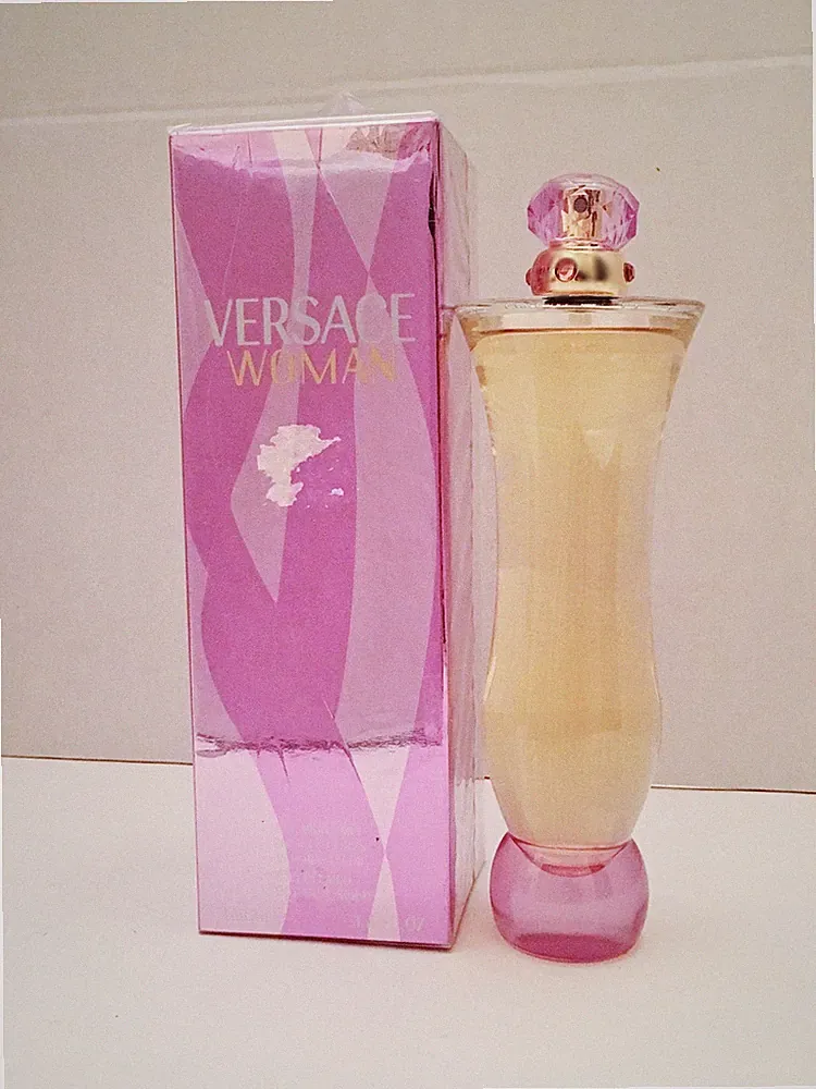 VERSACE WOMAN PERFUMED BODY MIST SPRAY 3.4 OZ/100 ML NIB SEALED RARE FIND